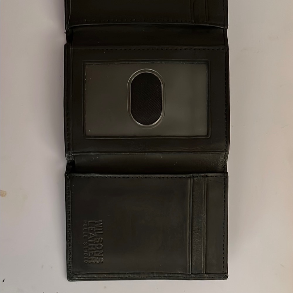 Classic Black Wallet by Wilsons Leather